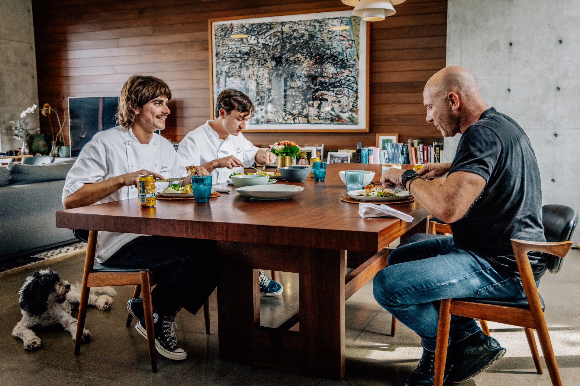 Recipe Matt Moran Makes ParmesanCrumbed Chicken Schnitzel for Comedy